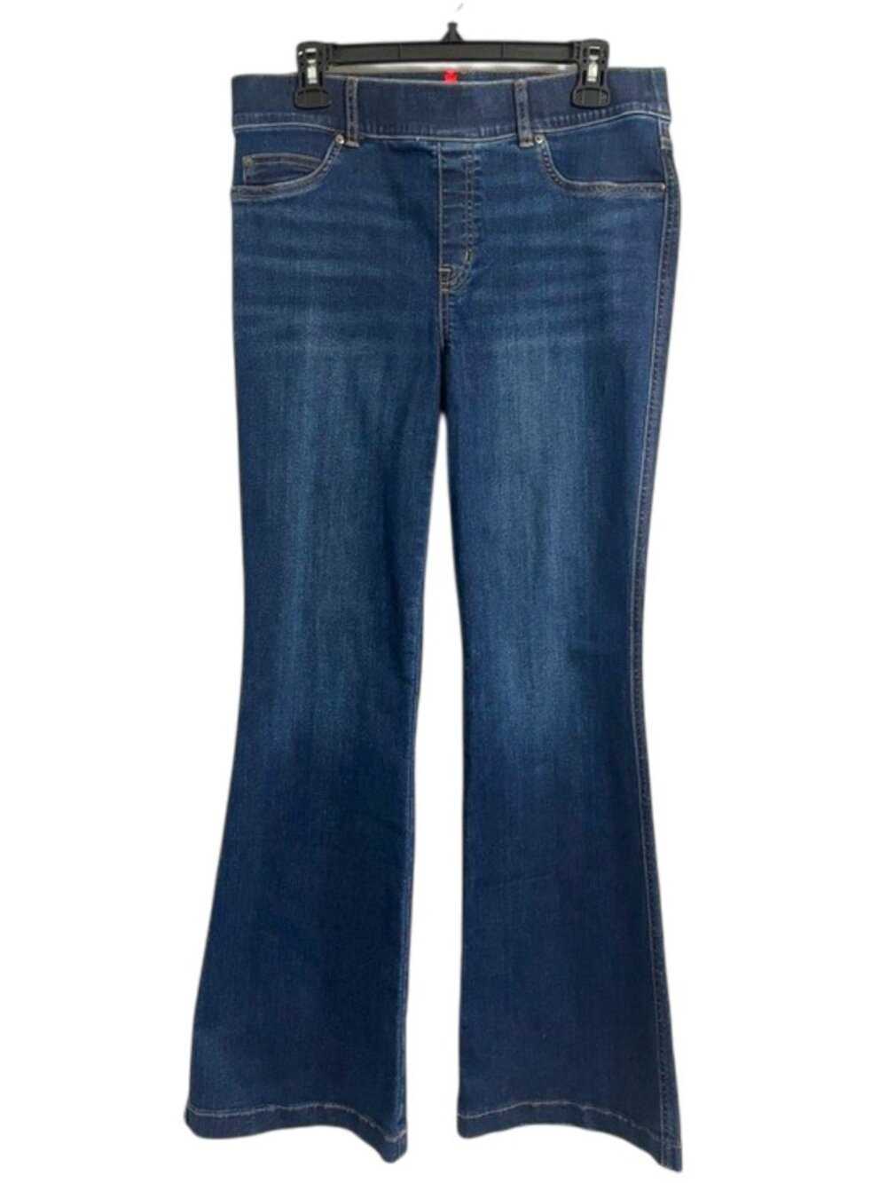 Spanx Pull On Flare Jeans Blue L